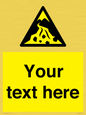 WV10809: Custom Warning: Debris flow zone