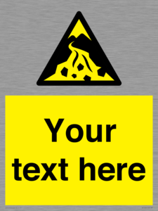 WV10809: Custom Warning: Debris flow zone