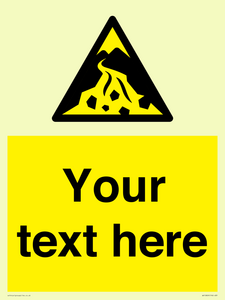 WV10809: Custom Warning: Debris flow zone