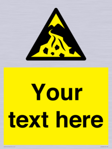 WV10809: Custom Warning: Debris flow zone