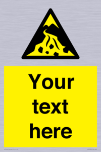 WV10809: Custom Warning: Debris flow zone