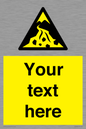 WV10809: Custom Warning: Debris flow zone