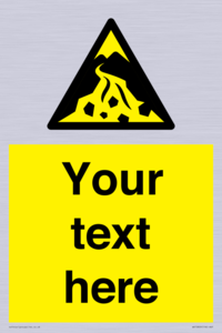 WV10809: Custom Warning: Debris flow zone