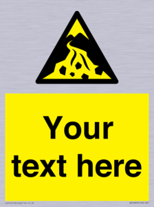 WV10809: Custom Warning: Debris flow zone