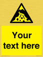WV10809: Custom Warning: Debris flow zone