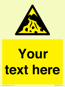 WV10809: Custom Warning: Debris flow zone
