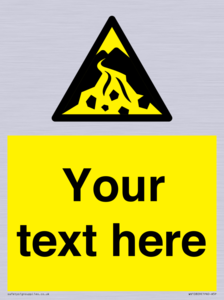 WV10809: Custom Warning: Debris flow zone