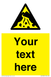 WV10809: Custom Warning: Debris flow zone