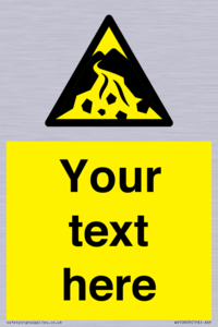 WV10809: Custom Warning: Debris flow zone