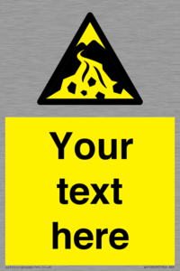 WV10809: Custom Warning: Debris flow zone