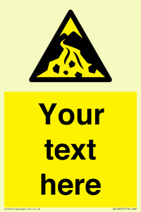 WV10809: Custom Warning: Debris flow zone