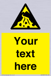 WV10809: Custom Warning: Debris flow zone
