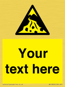 WV10809: Custom Warning: Debris flow zone