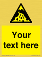WV10809: Custom Warning: Debris flow zone