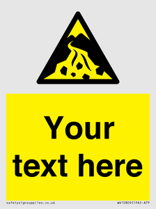WV10809: Custom Warning: Debris flow zone