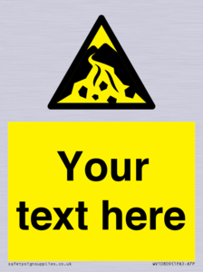 WV10809: Custom Warning: Debris flow zone