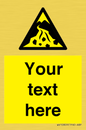 WV10809: Custom Warning: Debris flow zone