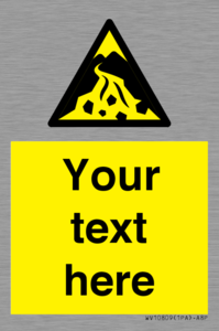 WV10809: Custom Warning: Debris flow zone