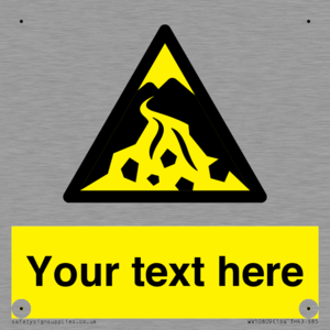 WV10809: Custom Warning: Debris flow zone