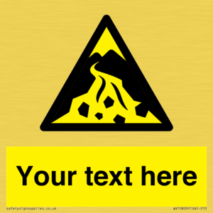 WV10809: Custom Warning: Debris flow zone