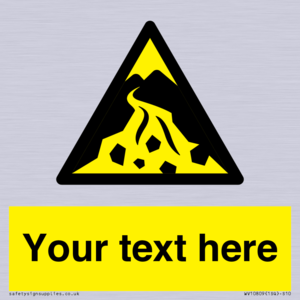 WV10809: Custom Warning: Debris flow zone
