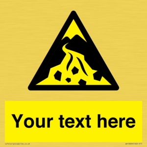 WV10809: Custom Warning: Debris flow zone