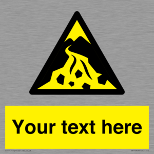 WV10809: Custom Warning: Debris flow zone