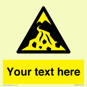 WV10809: Custom Warning: Debris flow zone