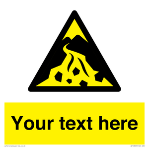 WV10809: Custom Warning: Debris flow zone