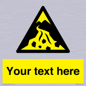 WV10809: Custom Warning: Debris flow zone