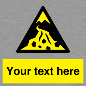 WV10809: Custom Warning: Debris flow zone
