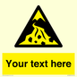WV10809: Custom Warning: Debris flow zone
