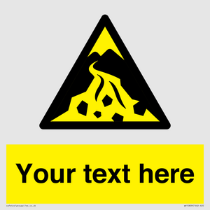 WV10809: Custom Warning: Debris flow zone
