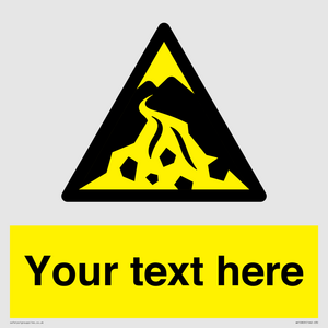 WV10809: Custom Warning: Debris flow zone