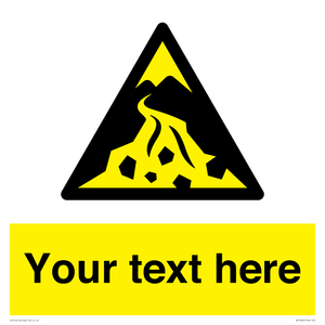 WV10809: Custom Warning: Debris flow zone