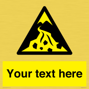 WV10809: Custom Warning: Debris flow zone