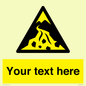 WV10809: Custom Warning: Debris flow zone