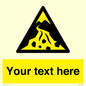 WV10809: Custom Warning: Debris flow zone