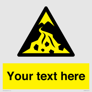 WV10809: Custom Warning: Debris flow zone