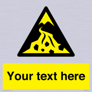 WV10809: Custom Warning: Debris flow zone