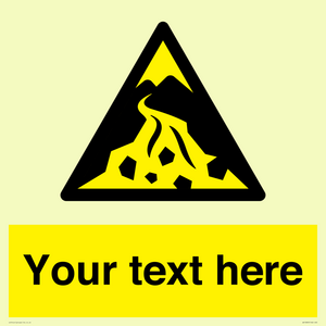 WV10809: Custom Warning: Debris flow zone