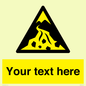 WV10809: Custom Warning: Debris flow zone
