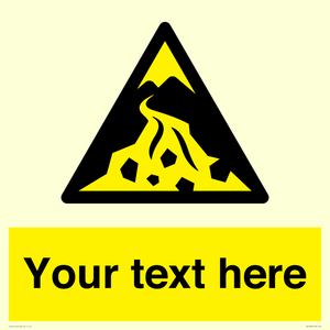 WV10809: Custom Warning: Debris flow zone