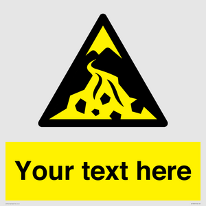 WV10809: Custom Warning: Debris flow zone