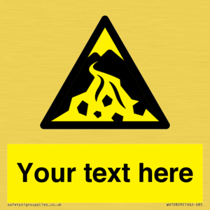 WV10809: Custom Warning: Debris flow zone