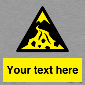 WV10809: Custom Warning: Debris flow zone