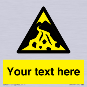 WV10809: Custom Warning: Debris flow zone