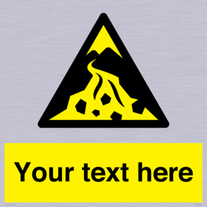 WV10809: Custom Warning: Debris flow zone