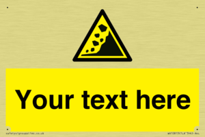 WV10813: Custom Warning: Landslide zone