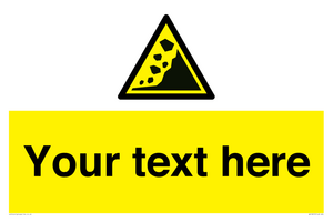 WV10813: Custom Warning: Landslide zone